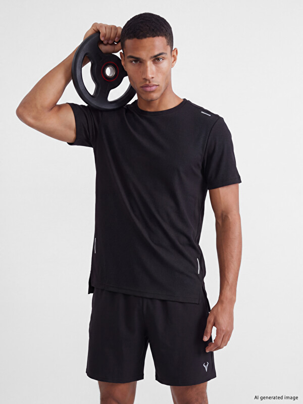XSIDE ACTIVE Bisiklet Yaka Erkek Spor Tişört