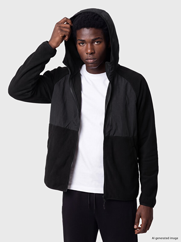 XSIDE ACTIVE Kapuzensweatshirt Herren Polar mit Reißverschluss