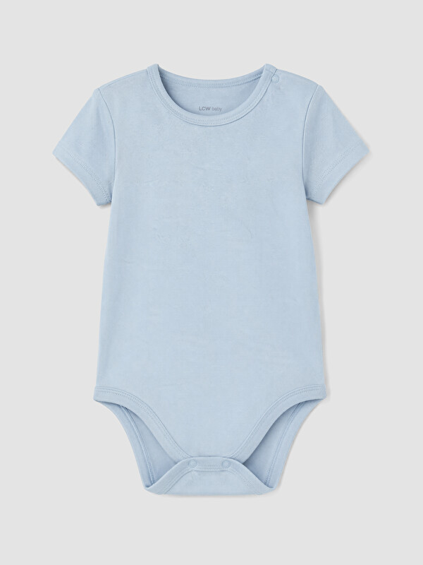 LCW baby Kısa Kollu Baskılı Erkek Bebek Body