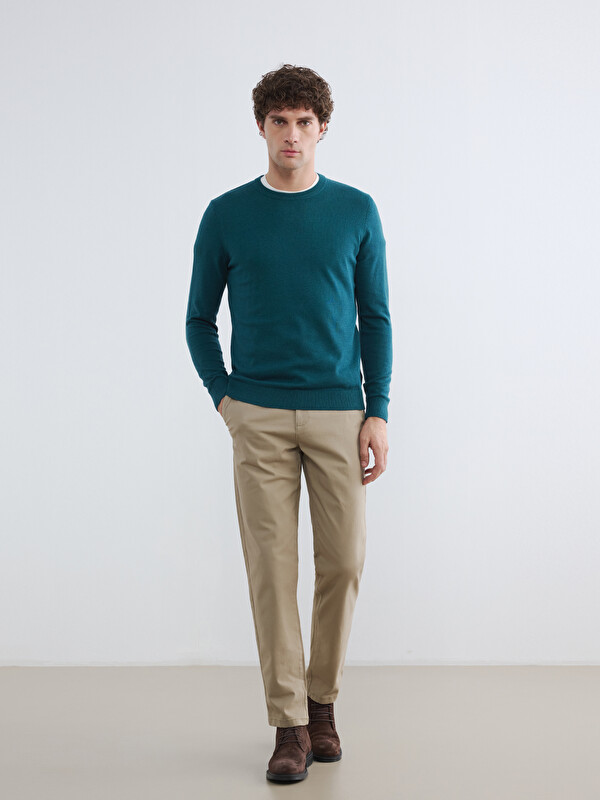LCWAIKIKI Classic Slim Fit Gabardine Men's Chino Trousers