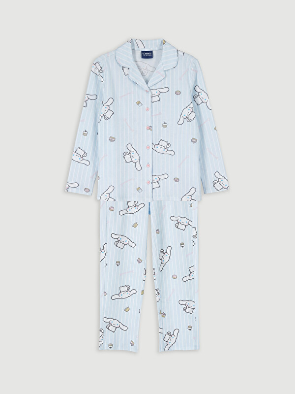 LCW Kids Patterned Girls' Pyjamas Set
