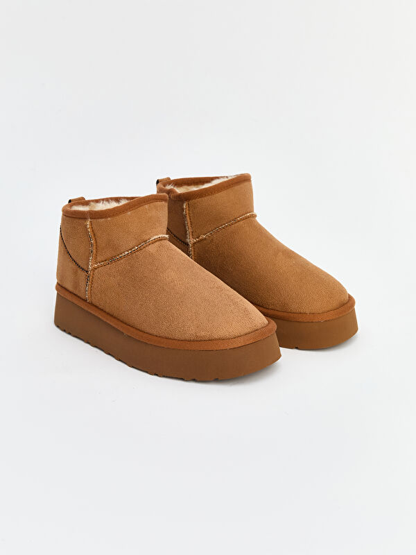 Lcw Steps Bej Lcw Steps Süet Görünümlü Kadın Bot