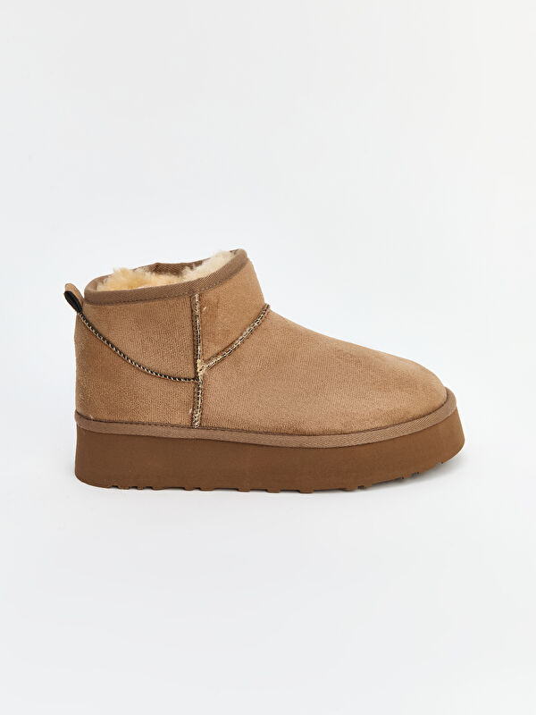 Lcw Steps Bej Lcw Steps Süet Görünümlü Kadın Bot