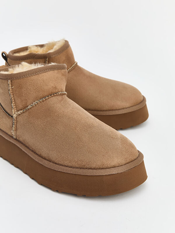 Lcw Steps Bej Lcw Steps Süet Görünümlü Kadın Bot