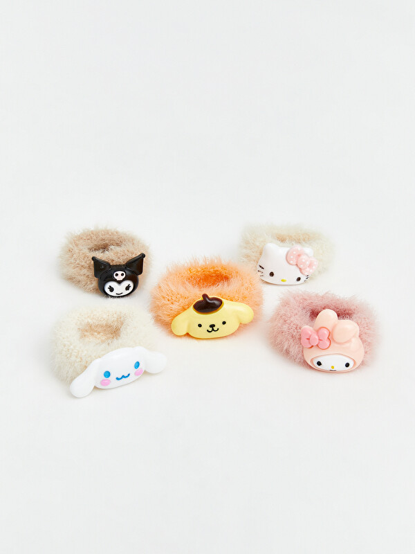 LCW JOY Hello Kitty Baskılı Kız Çocuk Lastik Toka 5'li