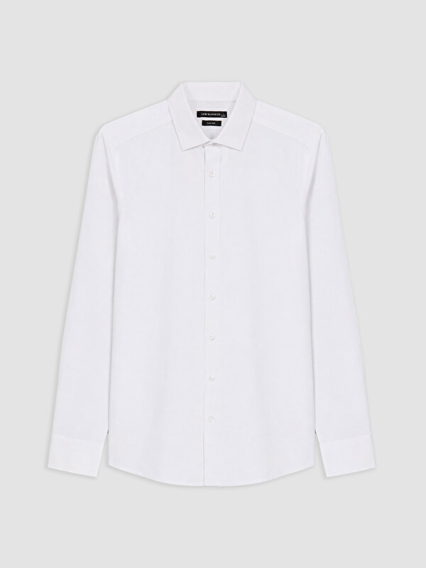 LCW BUSINESS Slim Fit Poplin Erkek Gömlek