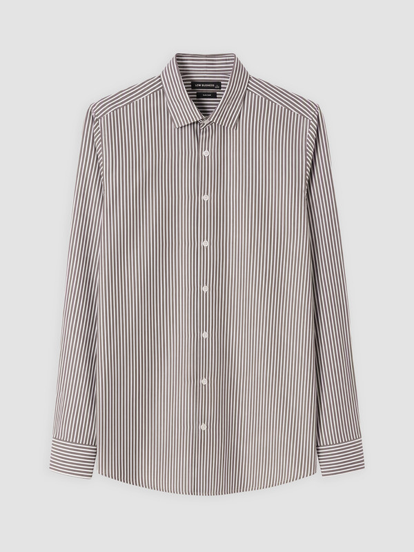 LCW BUSINESS Slim Fit Striped Twill Men's Shirt