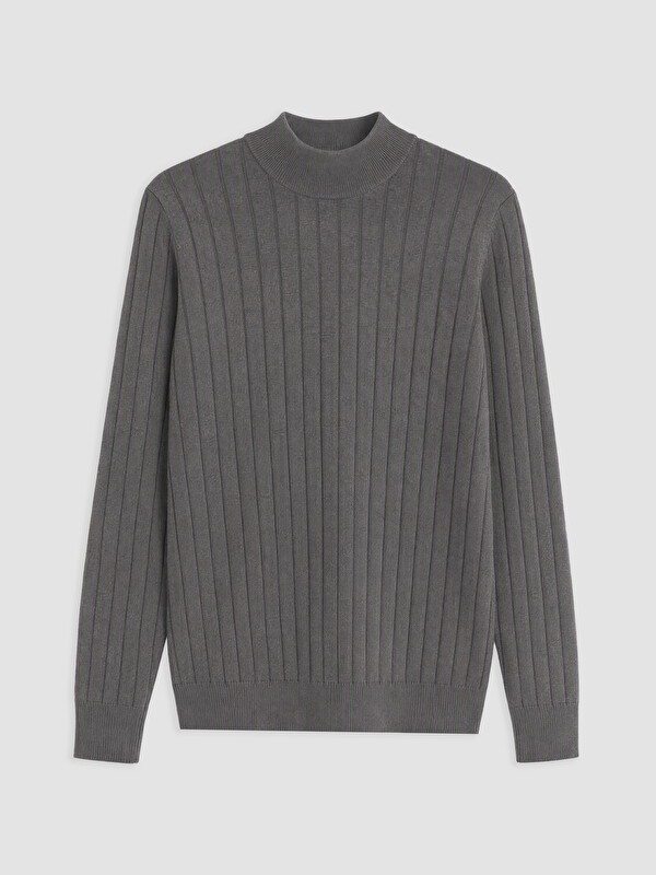 SOUTHBLUE Mock Neck Men's Knitwear Sweater