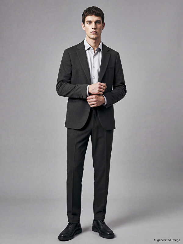 LCW BUSINESS Slim Fit Men's Pleated Trousers