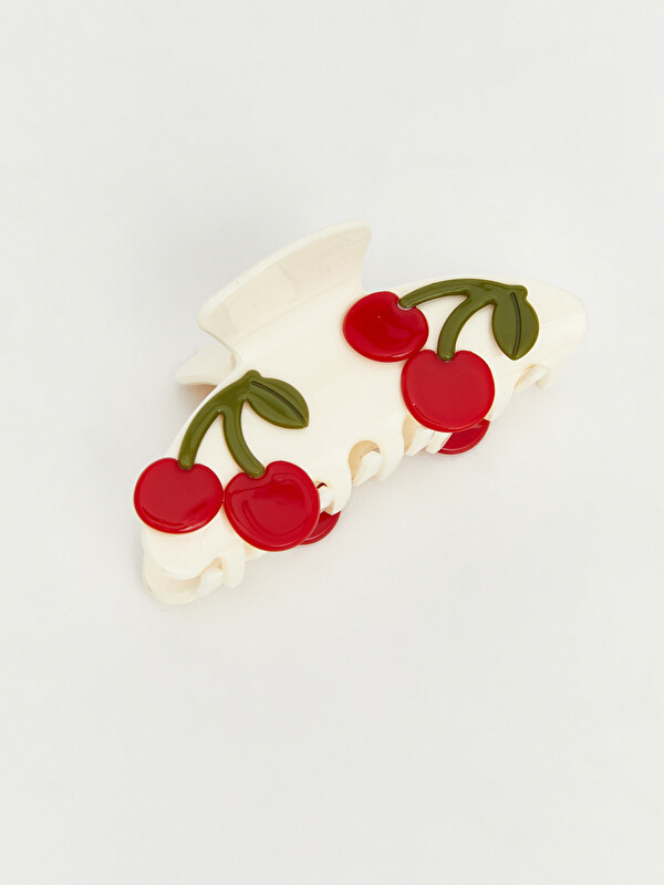 LCW JOY Cherry Patterned Women's Claw Clip