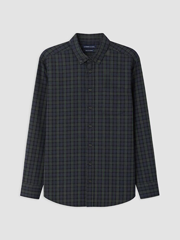 LCWAIKIKI Classic Regular Fit Ekose Erkek Gömlek