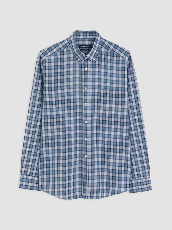 LCWAIKIKI Classic Regular Fit Ekose Erkek Gömlek