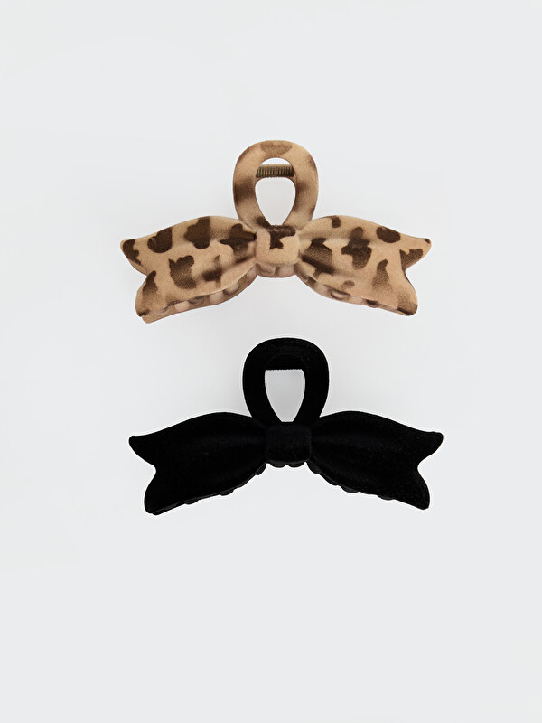 LCW JOY Bow Figured Woman Claw Clip Set 2 Pack