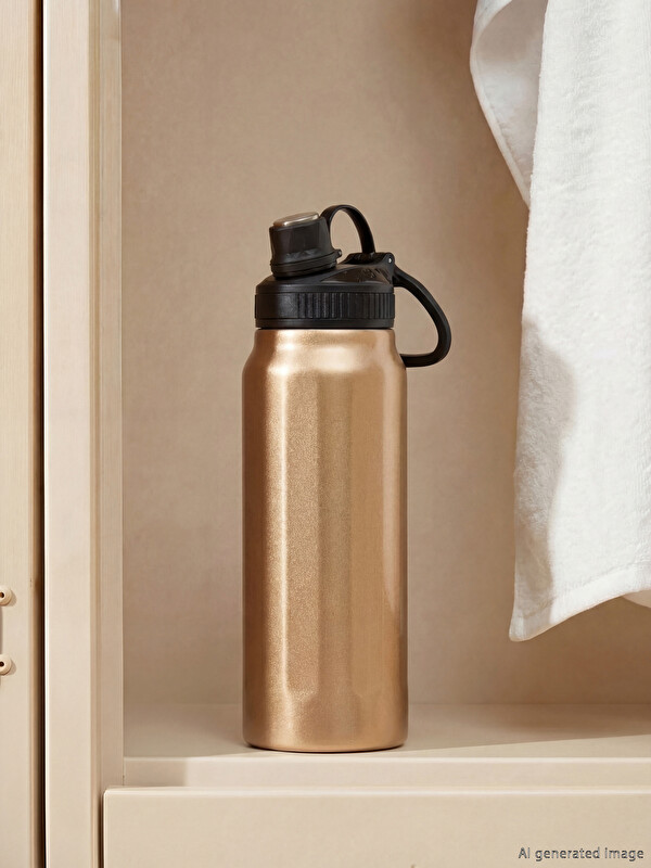 LCW JOY Screw-Cap and Carry-Handle Water Bottle