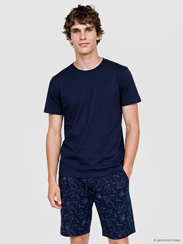 LC WAIKIKI Slim Fit Modal Kumaş Tişört /02