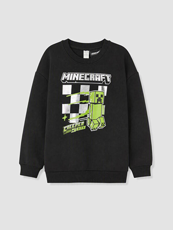 LCW Kids Hanorac gros imprimat Minecraft pentru băieți