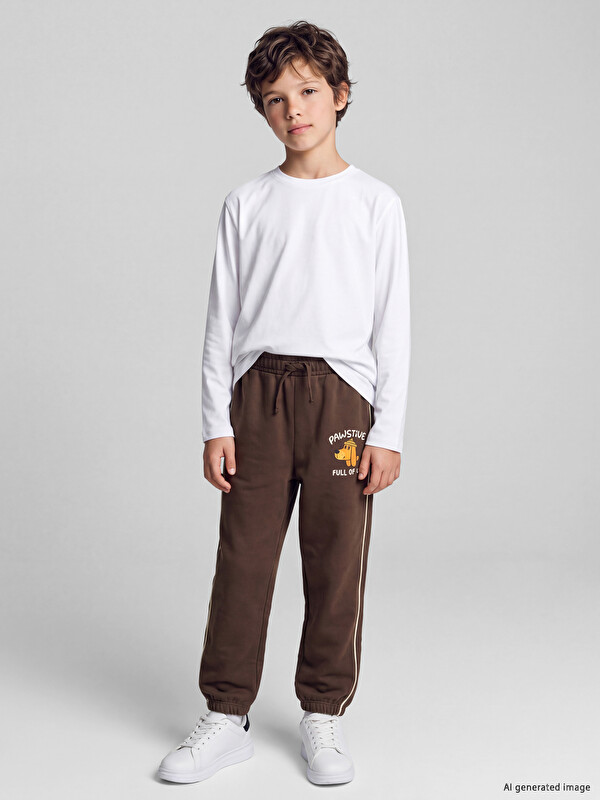 LCW Kids Printed Boys' Jogger Sweatpants