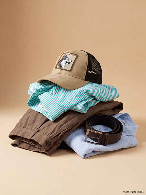 LCW ACCESSORIES Baseballkappe aus Kunst-Wildleder für Herren