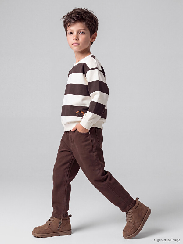 LCW Kids Pantalon en gabardine pour garçons