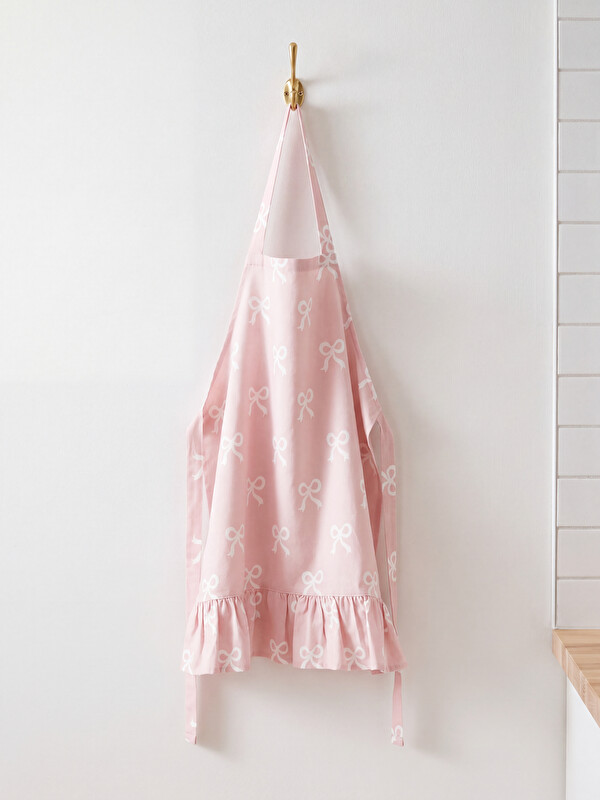 LCW HOME Bow Patterned Women's Kitchen Apron
