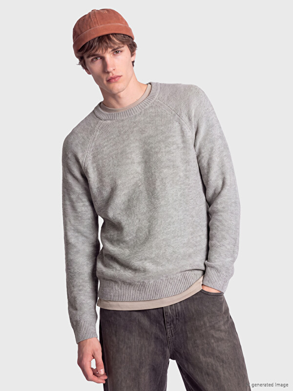 XSIDE Crew Neck Men's Knitwear Sweater