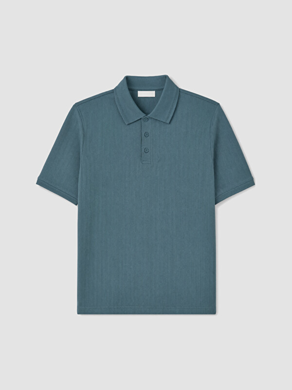 LCWAIKIKI Classic Polo Yaka Dokulu Erkek Tişört