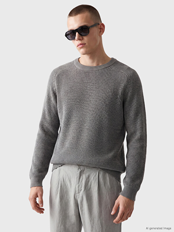 XSIDE Man Anthracite Sweater