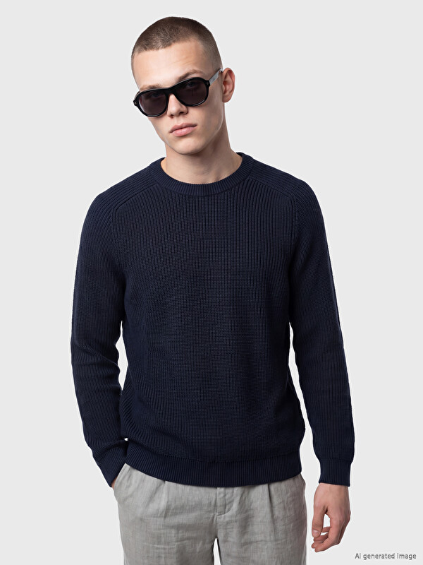 XSIDE Man Navy Sweater