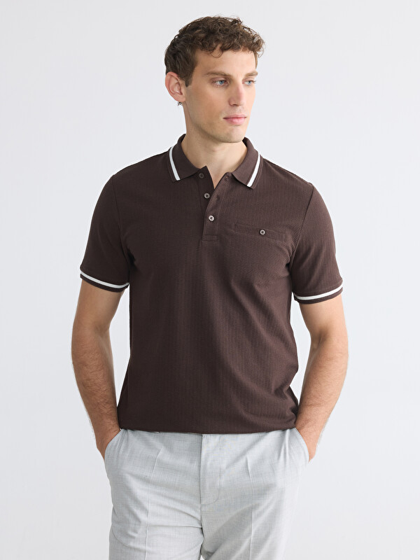 LCWAIKIKI Classic Mann Braun T-shirt