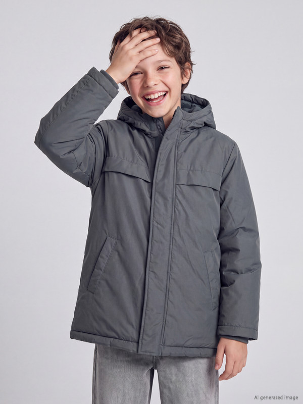 LCW Kids Пуховое пальто с капюшоном для мальчиков