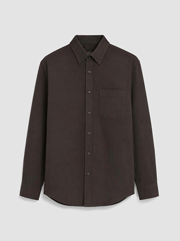 LCWAIKIKI Classic Regular Fit Gabardine Men's Shirt