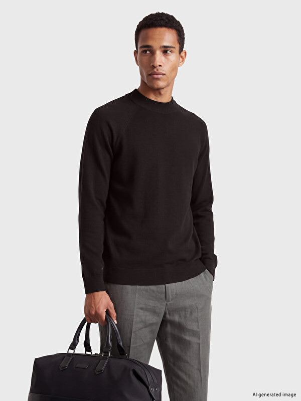 LCW Vision Man Brown Sweater