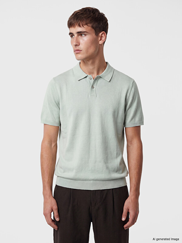 LCW Vision Polo Collar Men's Knitwear Sweater