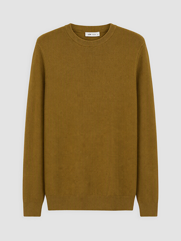 LCW Vision Man Brown Sweater
