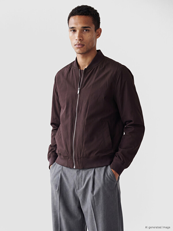 LCW Vision Regular Fit College Collar Men's Jacket