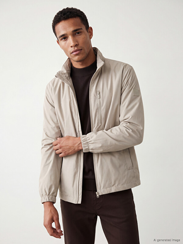 LCW Vision Regular Fit Hooded Men's Raincoat