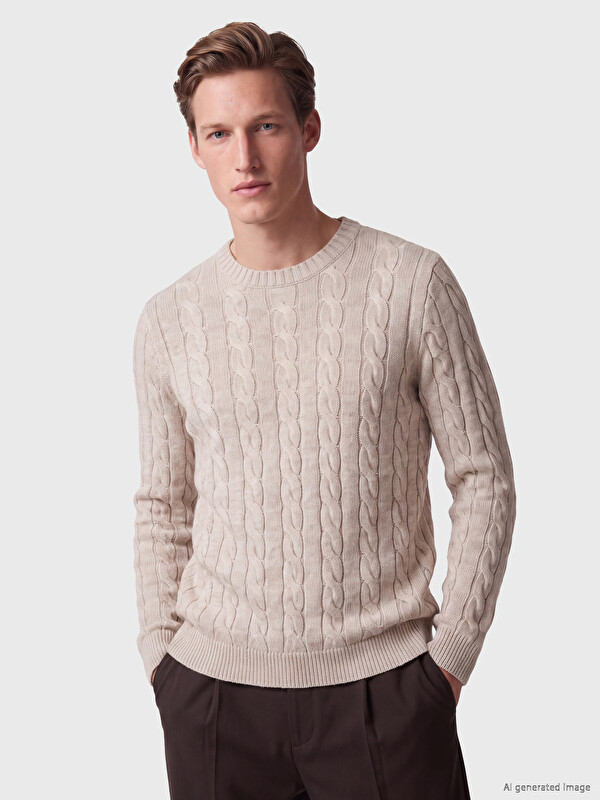 SOUTHBLUE Crew Neck Men's Knitwear Sweater