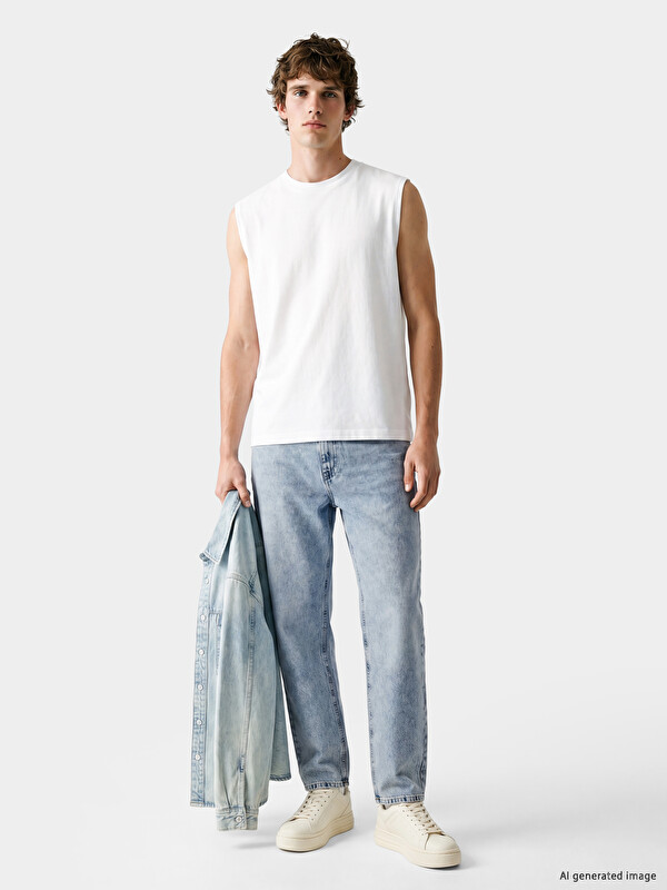 LCW Jeans 710 جينز رجالي واسع القَصّة
