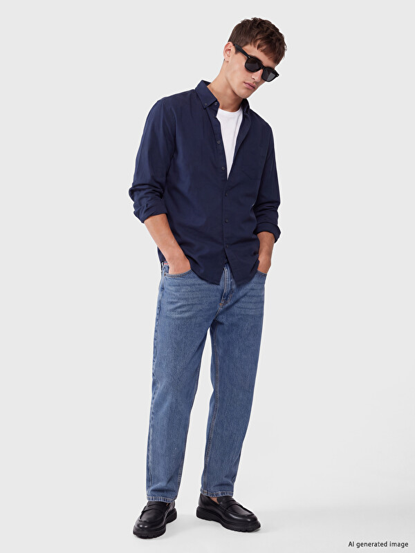 LCW Jeans 710 جينز رجالي واسع القَصّة