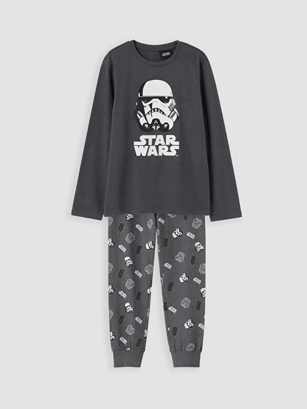 LCW Kids Star Wars Baskılı Erkek Çocuk Pijama Takım
