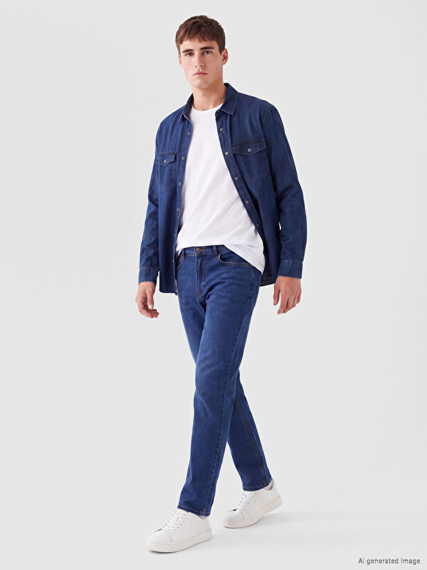 LCW Jeans 779 قصة عادية جينز رجالي