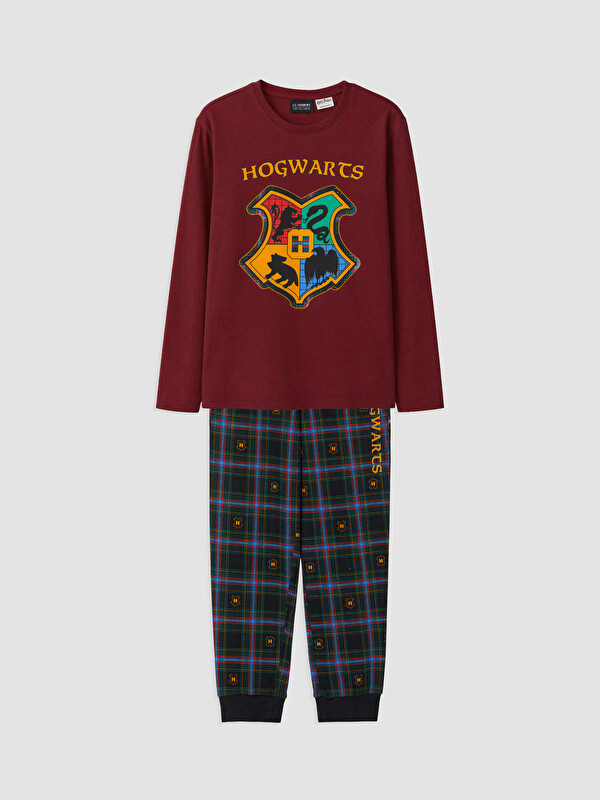 LCW Kids Harry Potter Licensed Crew Neck Boys' Pyjamas Set