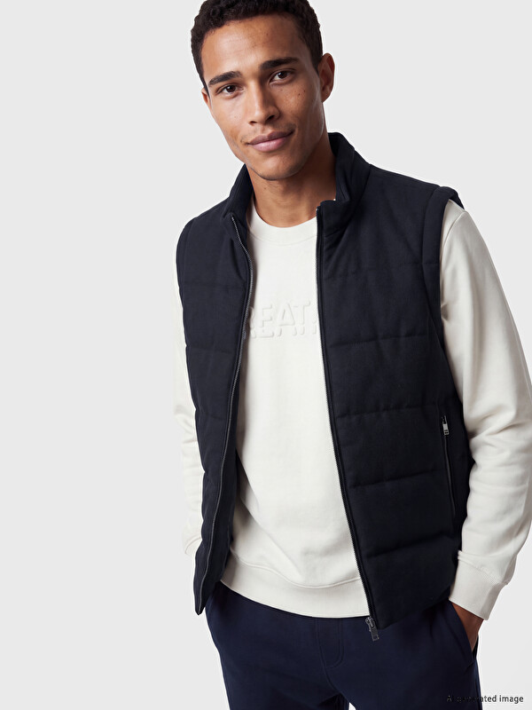 LCW Vision Slim Fit Stand-up Collar Men's Puffer Vest