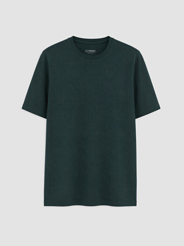 LCWAIKIKI Classic T-shirt penje me jakë të rrumbullakët për burra