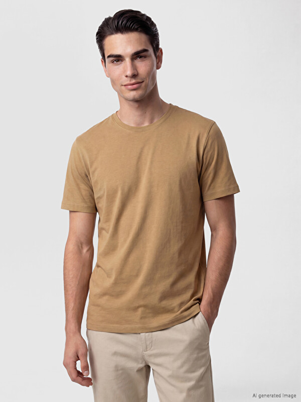 LCWAIKIKI Classic Regular Fit %100 Pamuk Erkek Tişört