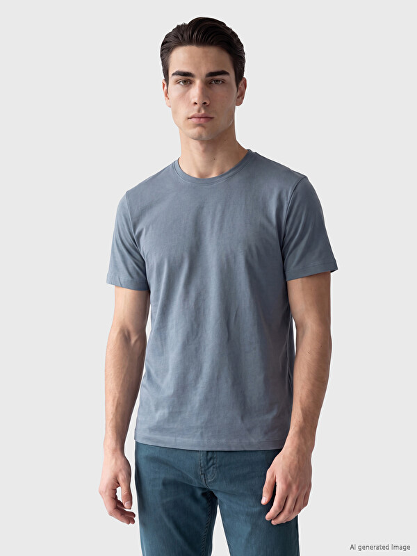 LCWAIKIKI Classic Regular Fit %100 Pamuk Erkek Tişört