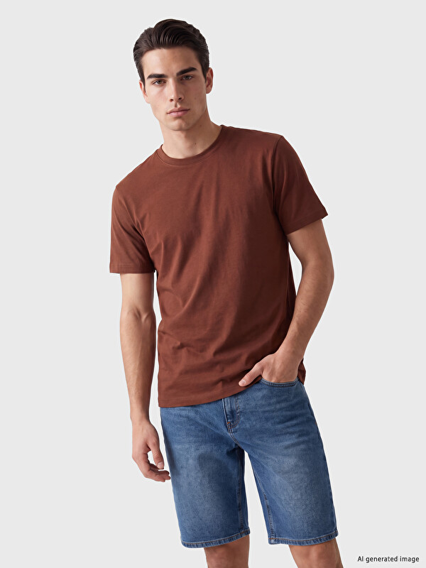 LCWAIKIKI Classic Tricou pentru bărbați cu guler rotund