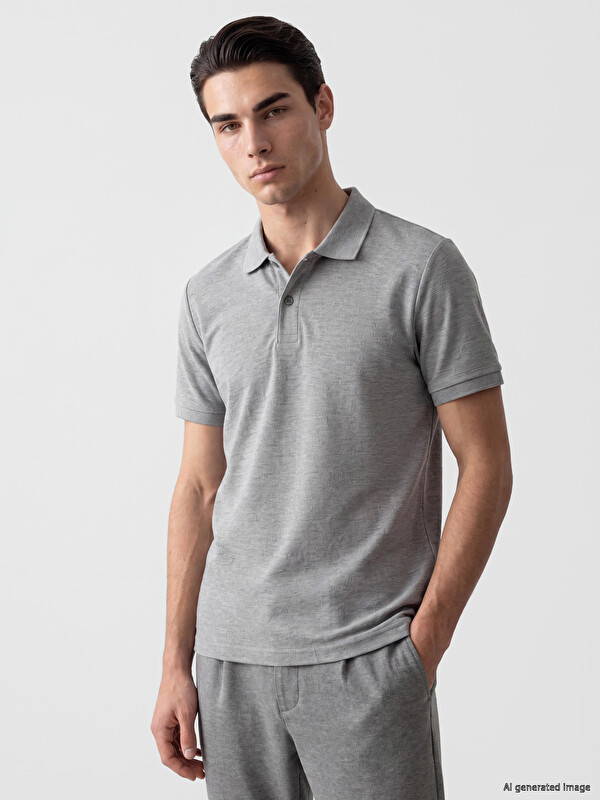 LCWAIKIKI Classic Polo Yaka Pike Erkek Tişört