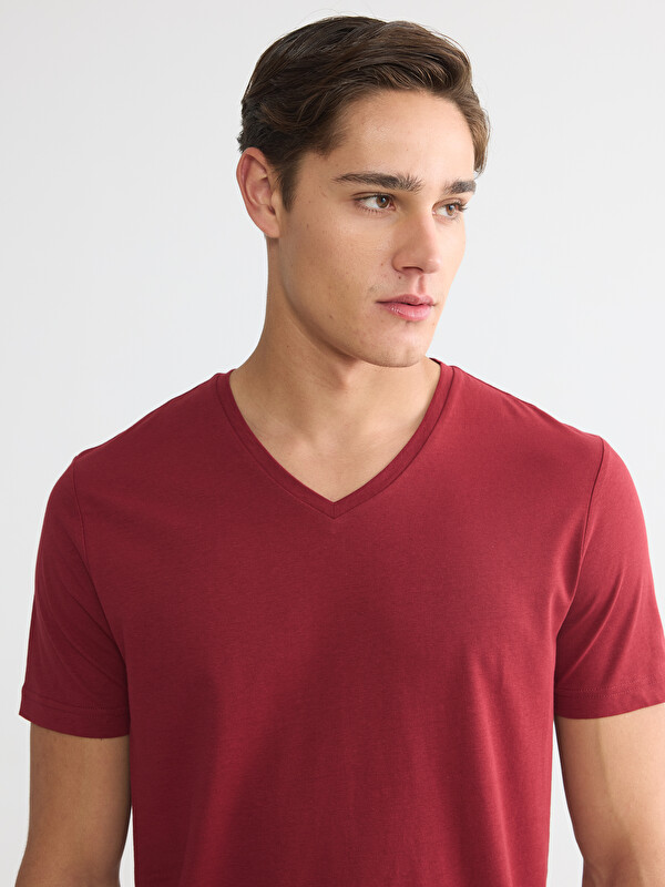 LCWAIKIKI Classic V Neck Jersey Men's T-Shirt