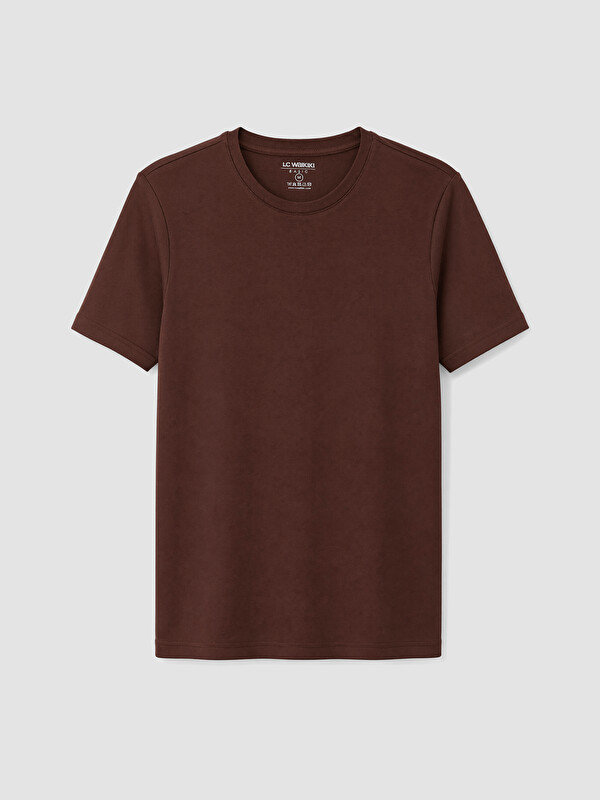 LCWAIKIKI Classic Slim Fit Bisiklet Yaka Erkek Tişört